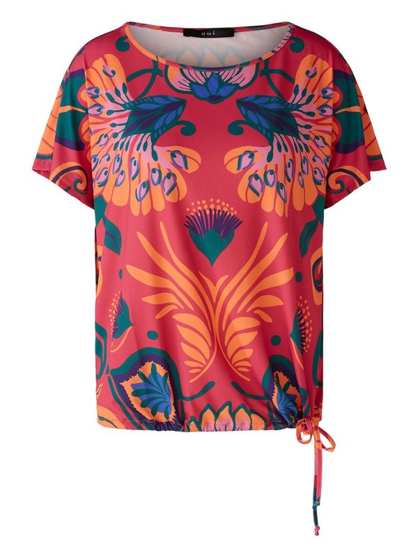 OUI OUI Bluza  mornarsko plava / narančasta / roza / ružičasta