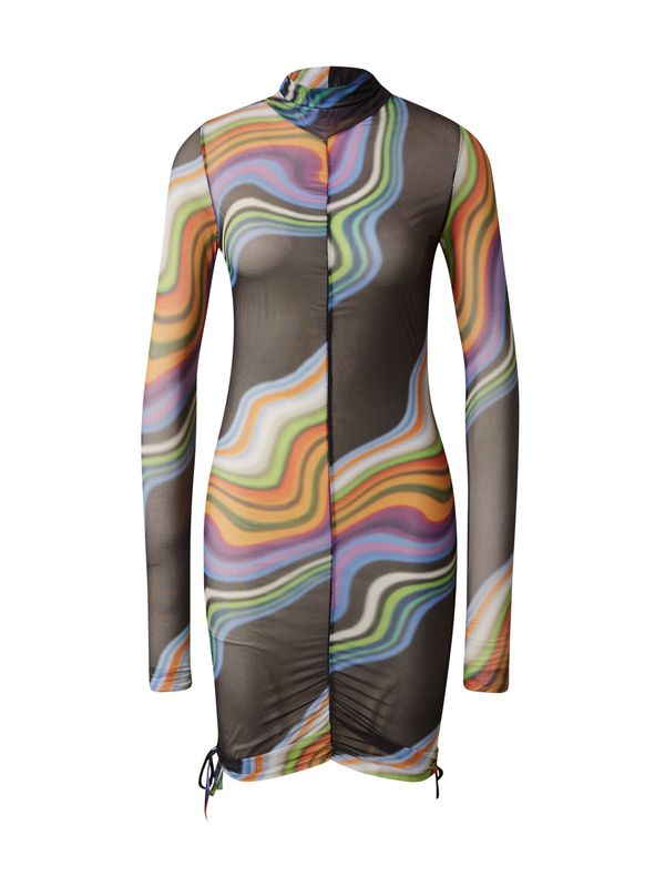 Oval Square Oval Square Haljina 'Sassy'  plava / ljubičasta / narančasta / crna