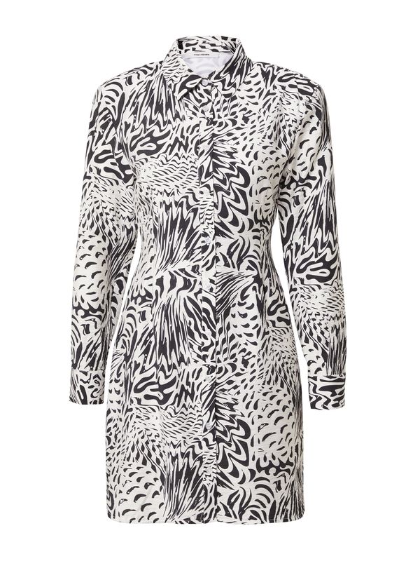 Oval Square Oval Square Košulja haljina 'Devo'  crna / bijela