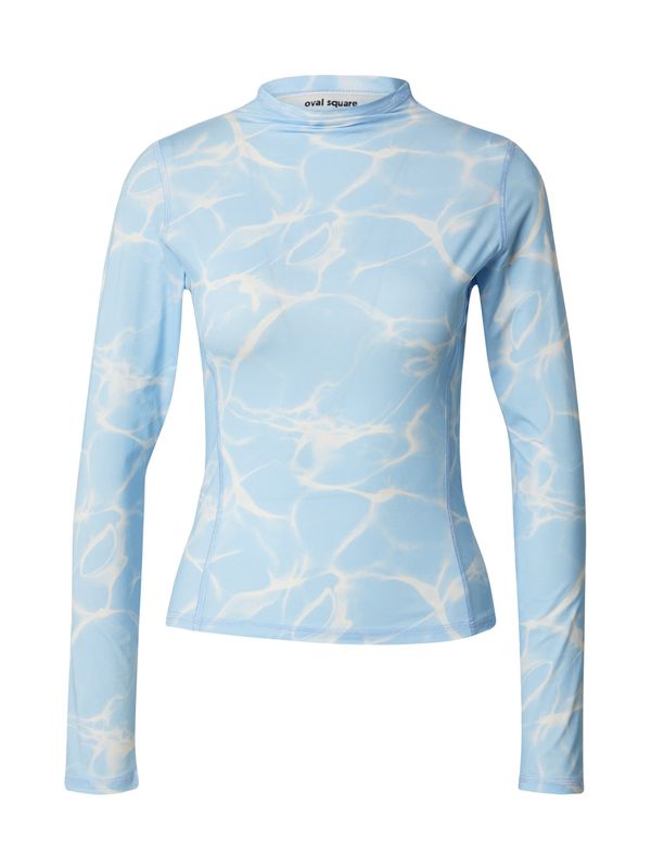 Oval Square Oval Square Majica 'Skye'  svijetloplava / prljavo bijela