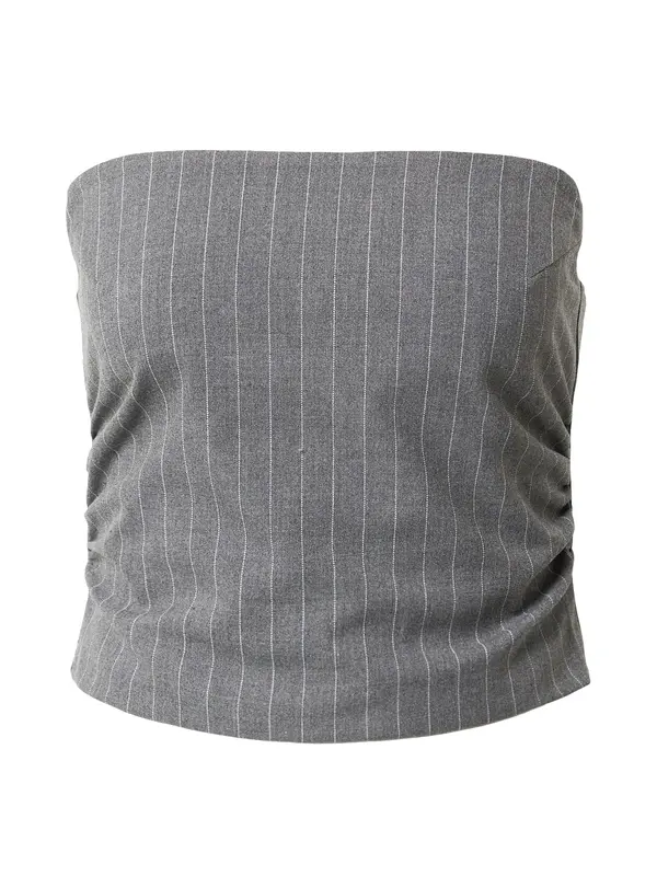 Oval Square Oval Square Top 'Independent'  tamo siva / bijela