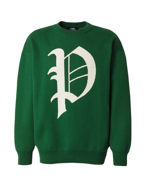 Pacemaker Pacemaker Pulover 'Orlando'  tamno zelena / bijela