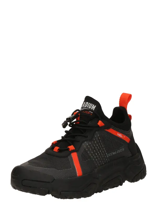 Palladium Palladium Niske tenisice  svijetlosiva / narančasto crvena / crna