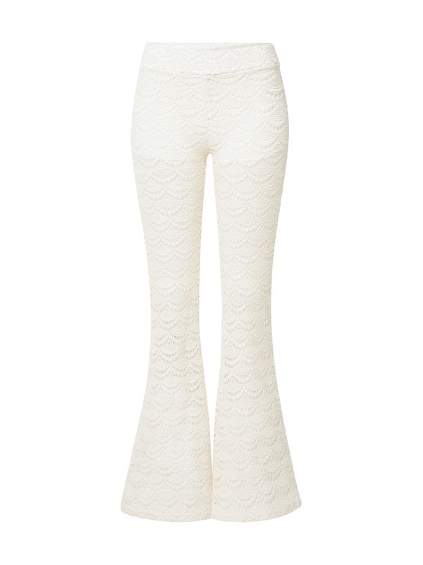 Parisienne et Alors Parisienne et Alors Hlače 'POE'  vuneno bijela