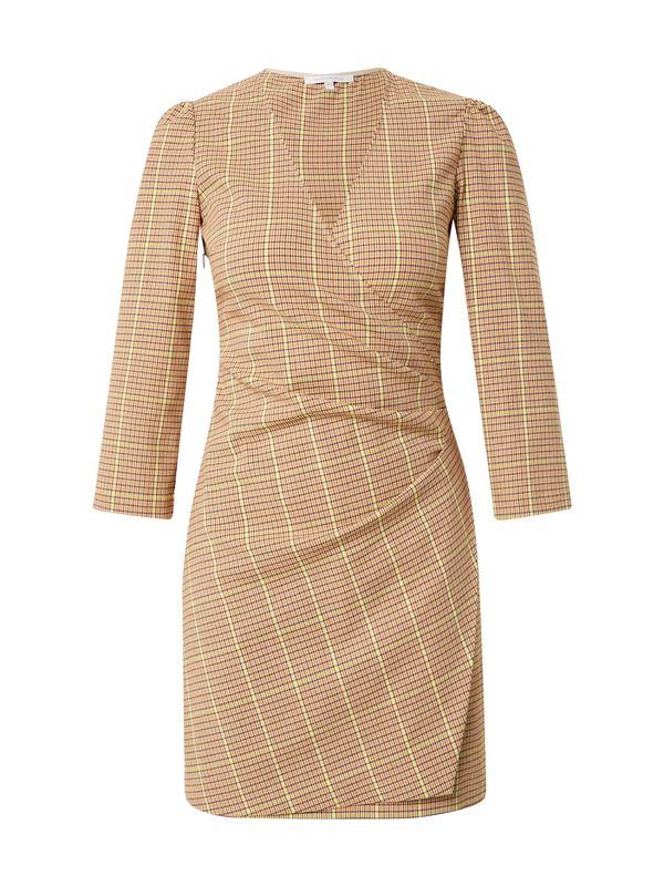 PATRIZIA PEPE PATRIZIA PEPE Haljina  boja devine dlake (camel) / žuta