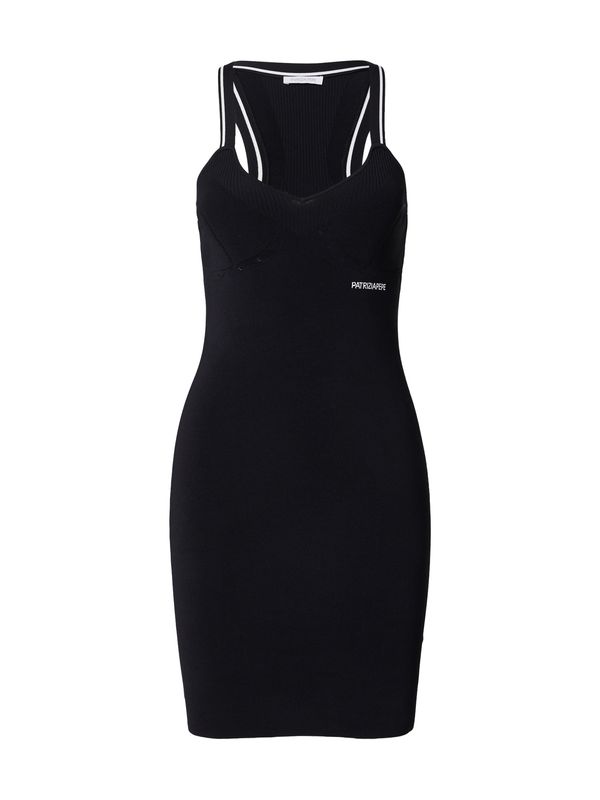 PATRIZIA PEPE PATRIZIA PEPE Pletena haljina  crna / bijela