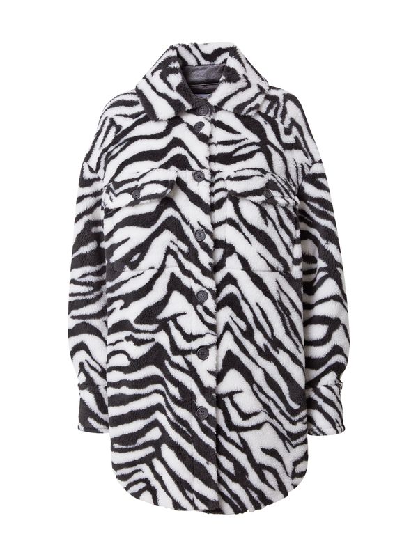 PATRIZIA PEPE PATRIZIA PEPE Prijelazna jakna 'GIUBOTO'  crna / bijela