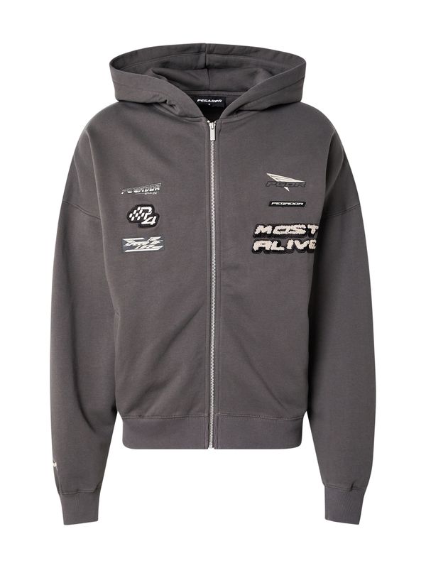 Pegador Pegador Gornji dio trenirke  siva / crna / bijela