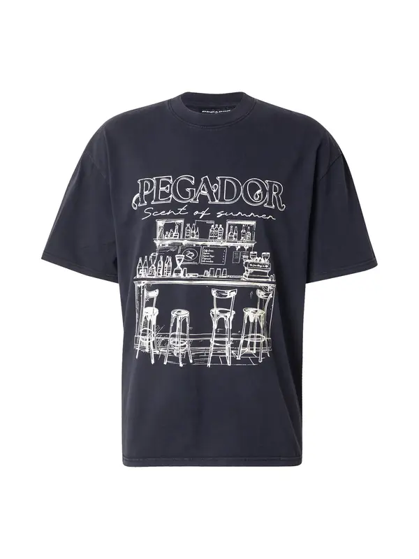 Pegador Pegador Majica 'Barno'  crna / prljavo bijela