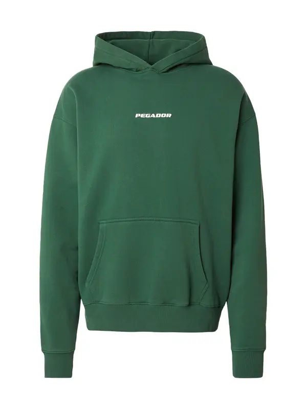Pegador Pegador Sweater majica 'COLNE'  zelena / bijela