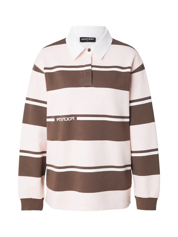 Pegador Pegador Sweater majica 'MORELLA'  čokolada / roza