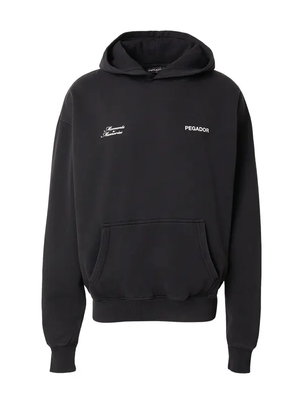 Pegador Pegador Sweater majica 'Rochefort'  crna / bijela