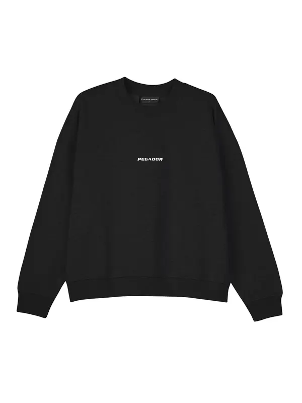 Pegador Pegador Sweater majica 'SELA'  crna / bijela