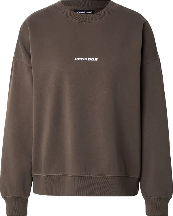 Pegador Pegador Sweater majica 'SELA'  kestenjasto smeđa / bijela