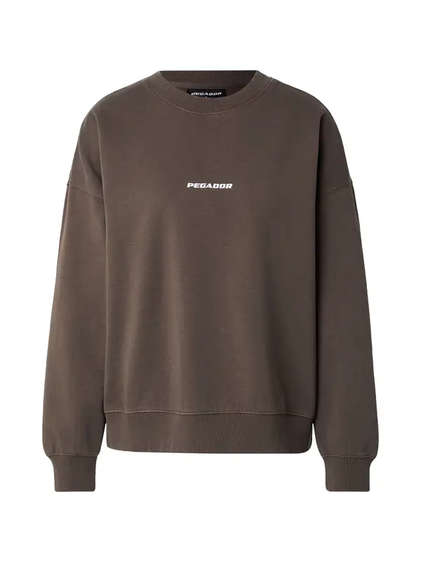 Pegador Pegador Sweater majica 'SELA'  kestenjasto smeđa / bijela