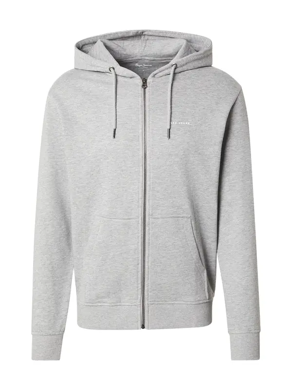 Pepe Jeans Pepe Jeans Gornji dio trenirke 'DENSITY'  svijetlosiva / bijela