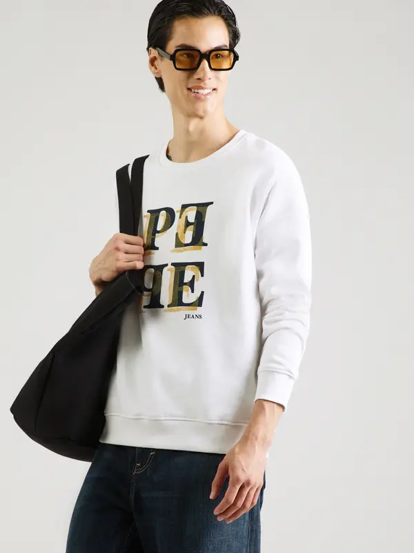 Pepe Jeans Pepe Jeans Gornji dio trenirke  sepija / crna / bijela