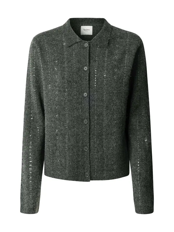 Pepe Jeans Pepe Jeans Kardigan 'ELAINE'  antracit siva