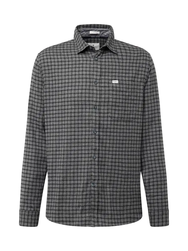 Pepe Jeans Pepe Jeans Košulja 'CONSTER'  siva / tamo siva / crna