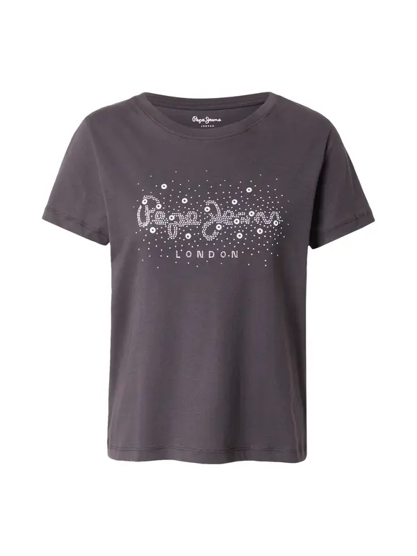 Pepe Jeans Pepe Jeans Majica 'Brady'  crna / srebro