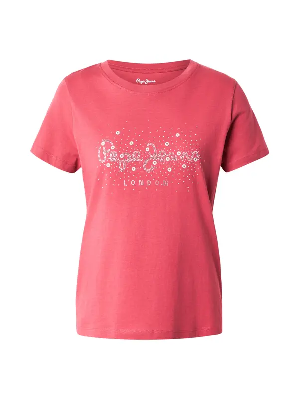 Pepe Jeans Pepe Jeans Majica 'Brady'  malina / prljavo bijela