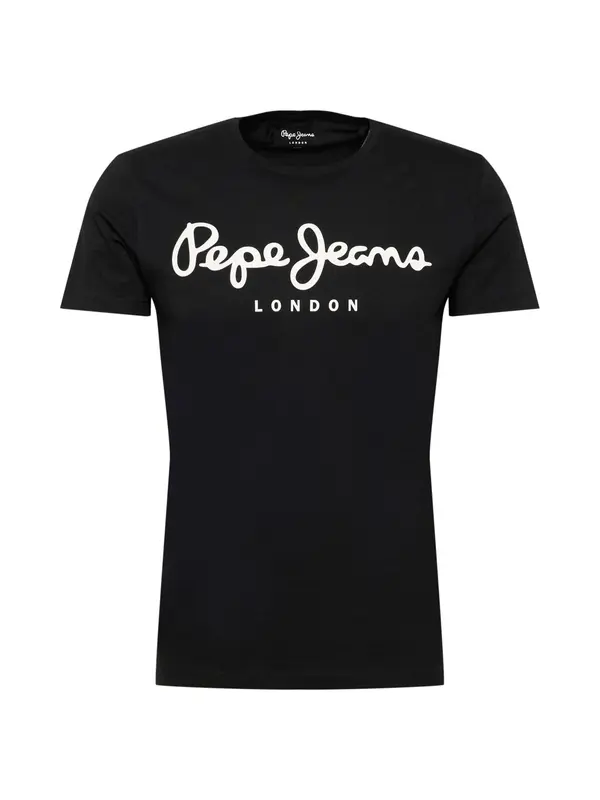 Pepe Jeans Pepe Jeans Majica  crna / bijela