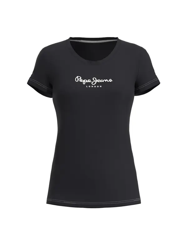 Pepe Jeans Pepe Jeans Majica  crna / bijela