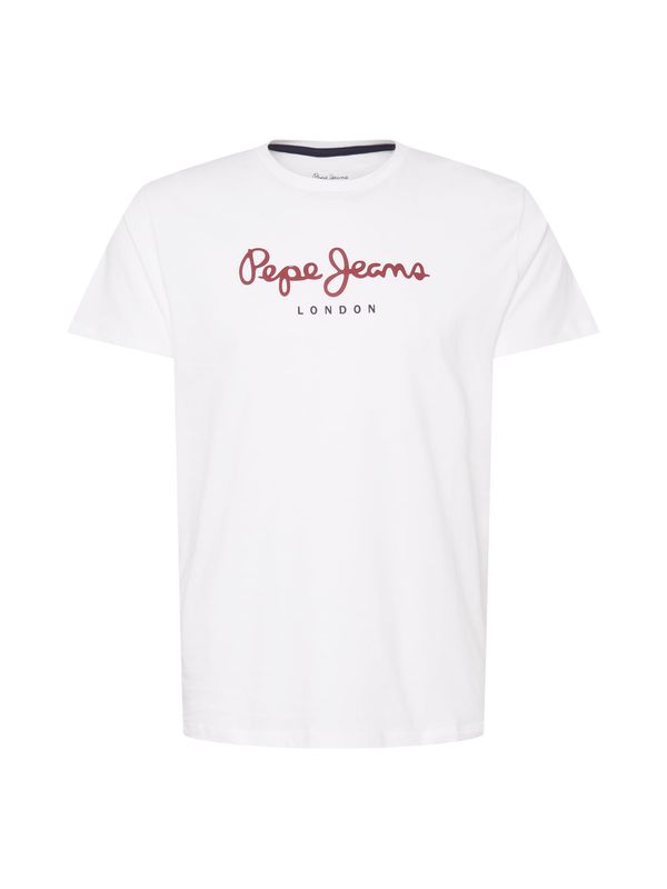 Pepe Jeans Pepe Jeans Majica 'Eggo'  mornarsko plava / tamno crvena / bijela