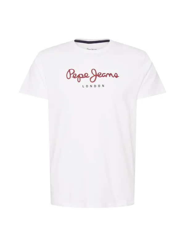 Pepe Jeans Pepe Jeans Majica 'Eggo'  mornarsko plava / tamno crvena / bijela