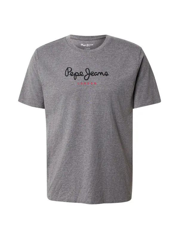 Pepe Jeans Pepe Jeans Majica 'EGGO N'  tamo siva / crna
