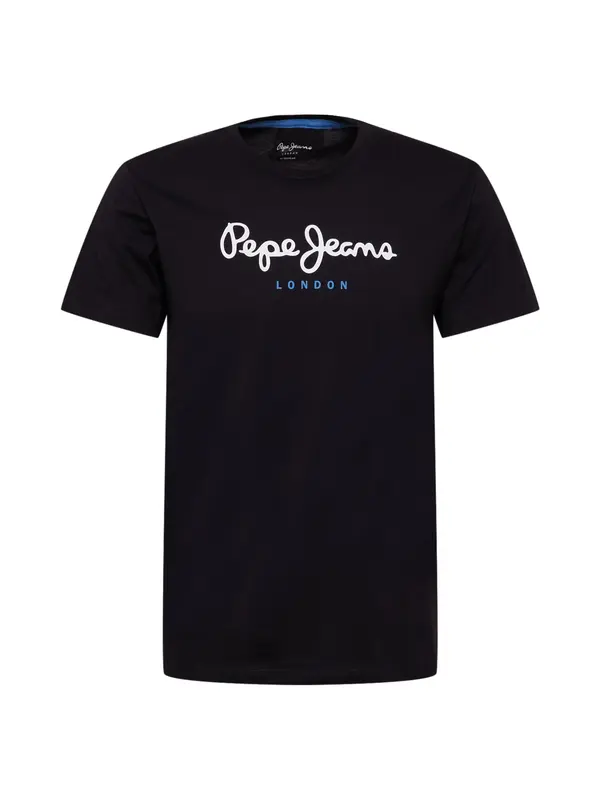 Pepe Jeans Pepe Jeans Majica 'Eggo'  plava / crna / bijela
