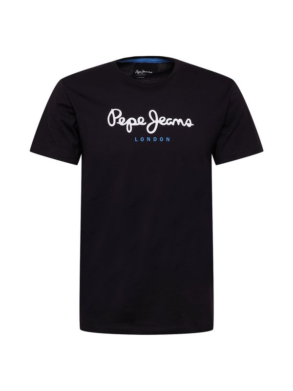 Pepe Jeans Pepe Jeans Majica 'Eggo'  plava / crna / bijela