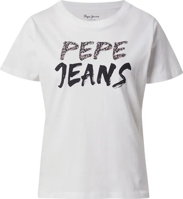 Pepe Jeans Pepe Jeans Majica 'FLORAL II'  pastelno zelena / pastelno crvena / crna / bijela