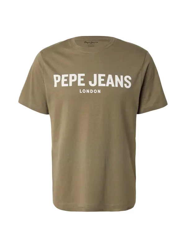 Pepe Jeans Pepe Jeans Majica  kaki / bijela