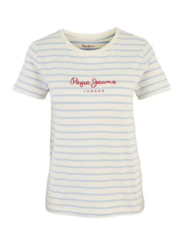 Pepe Jeans Pepe Jeans Majica 'MAE'  opal / karmin crvena / bijela