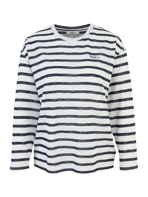 Pepe Jeans Pepe Jeans Majica 'Marlen'  tamno plava / bijela