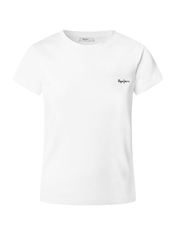 Pepe Jeans Pepe Jeans Majica 'MERIDA'  crna / bijela