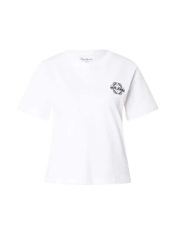 Pepe Jeans Pepe Jeans Majica 'NATALIA'  crna / bijela