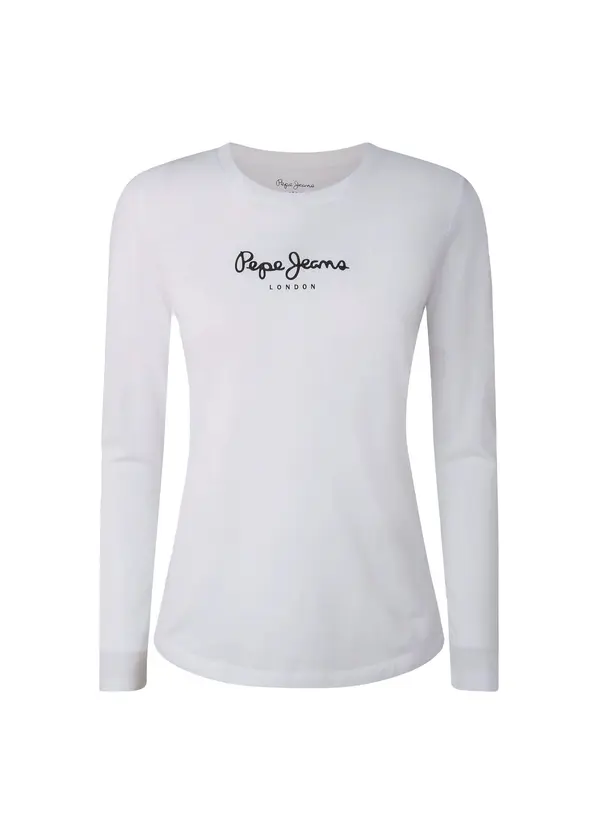 Pepe Jeans Pepe Jeans Majica 'New Verginia'  crna / prljavo bijela