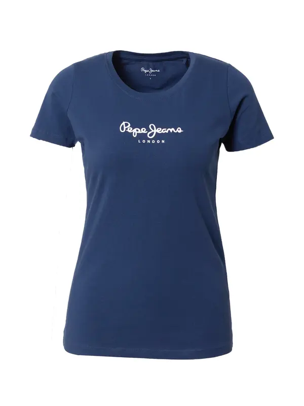 Pepe Jeans Pepe Jeans Majica 'New Virginia'  mornarsko plava / bijela