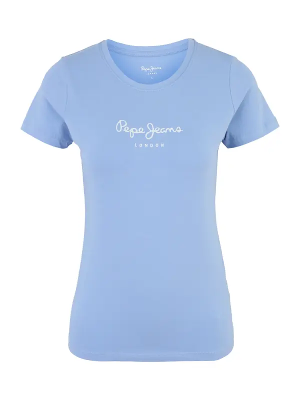 Pepe Jeans Pepe Jeans Majica 'New Virginia'  svijetloplava / bijela