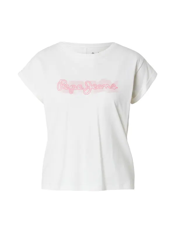 Pepe Jeans Pepe Jeans Majica  roza / pastelno roza / bijela
