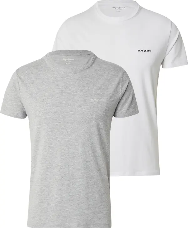 Pepe Jeans Pepe Jeans Majica  svijetlosiva / crna / bijela