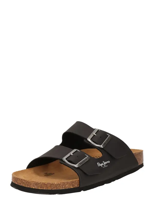 Pepe Jeans Pepe Jeans Natikače s potpeticom  crna / bijela