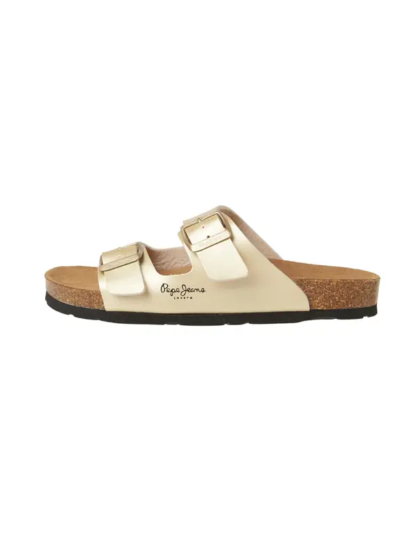 Pepe Jeans Pepe Jeans Natikače s potpeticom 'Oban Claic'  zlatna / crna