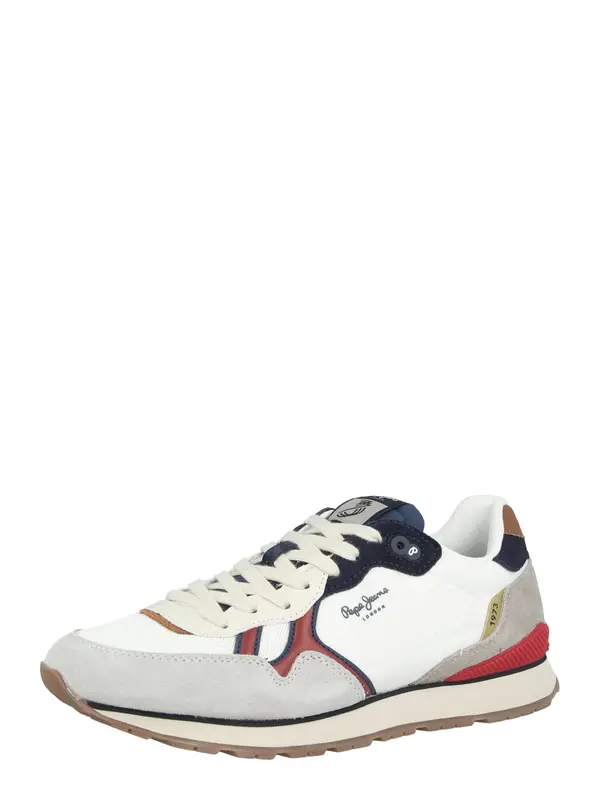 Pepe Jeans Pepe Jeans Niske tenisice 'BRIT ACTIVE'  mornarsko plava / svijetlosiva / bordo / bijela