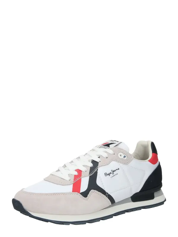 Pepe Jeans Pepe Jeans Niske tenisice 'Brit Road'  mornarsko plava / svijetlosiva / svijetlocrvena / bijela