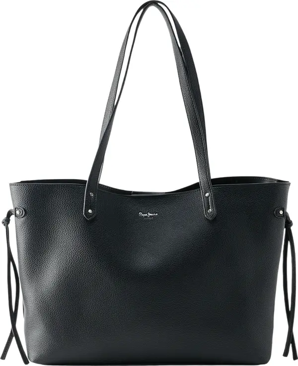 Pepe Jeans Pepe Jeans Shopper torba 'AUDREY SCRIPT'  crna