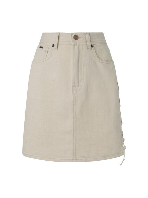 Pepe Jeans Pepe Jeans Suknja 'Lilly Lace'  ecru/prljavo bijela