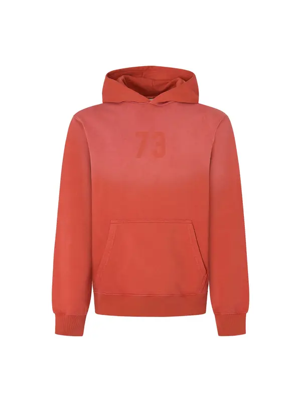 Pepe Jeans Pepe Jeans Sweater majica 'ROW'  ciglasto crvena / losos